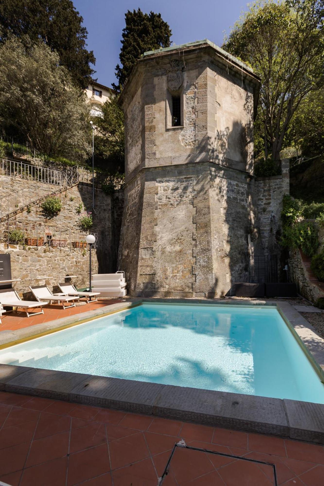 Fh55 Hotel Villa Fiesole Exterior foto